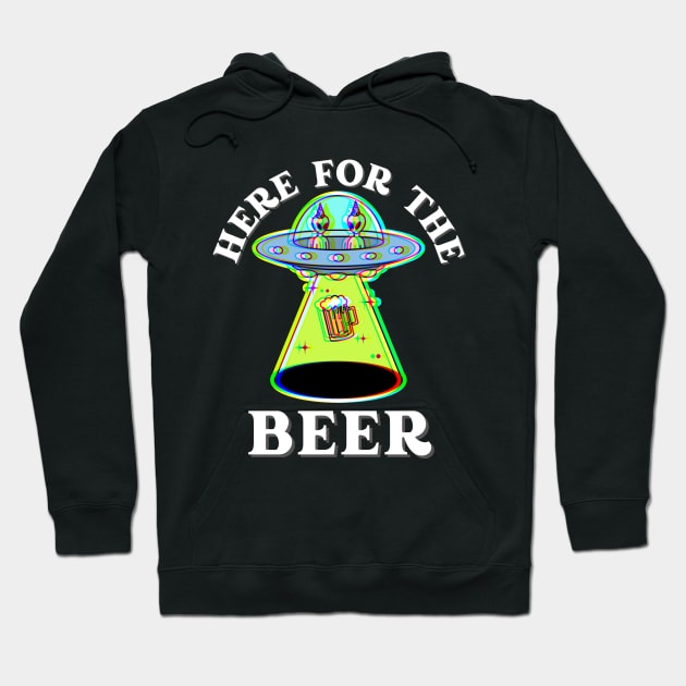 Just Here For The Beer Hoodie by Little Designer